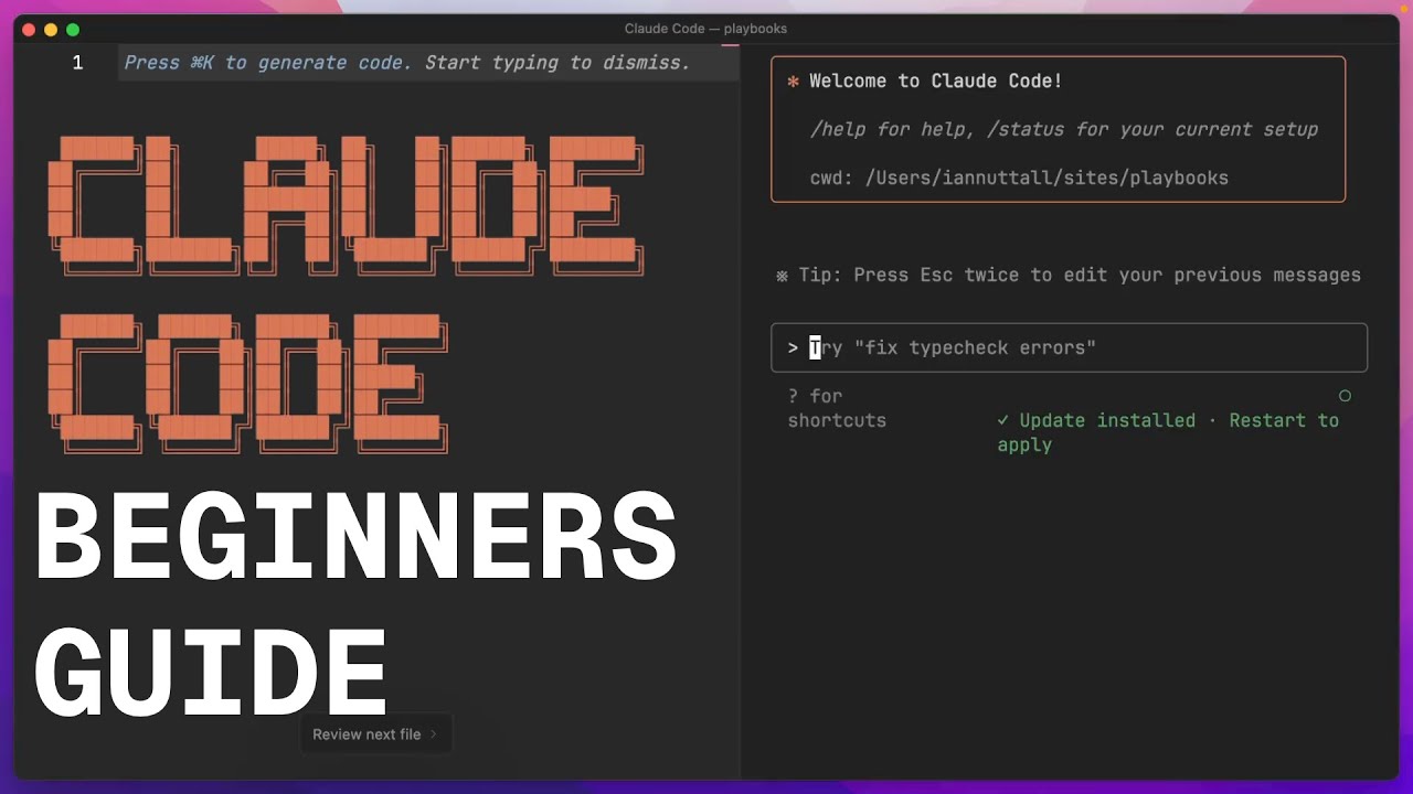 How To Use Claude Code For Beginners Youtube