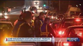 CHP to ramping up patrols for New Year's Eve 2025 holiday