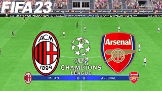 FIFA 23 | AC Milan vs Arsenal - UCL UEFA Champions League - PS5 Gameplay