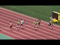 h29千葉県通信陸上大会　１年女子100m　b決勝