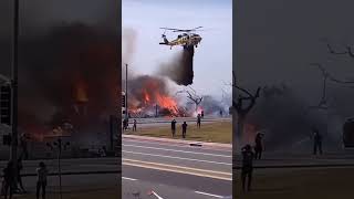 Did the fire helicopter miss a bit?