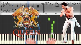Queen - Play The Game | Sheet Music & Synthesia Piano Tutorial
