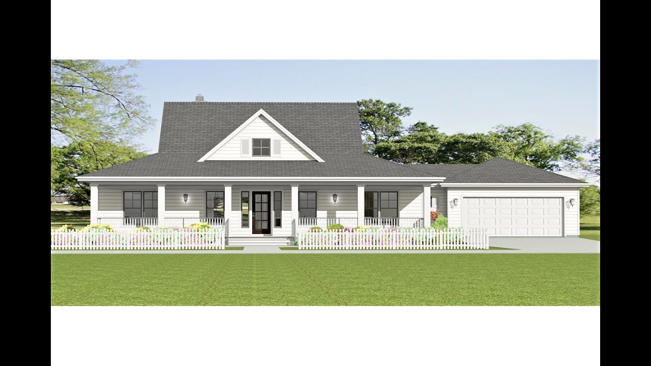Farmhouse Plan 3125 00019 Updated Youtube