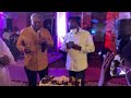 PRESIDENT JOHN DRAMANI MAHAMA CELEBRATES HIS SPECIAL AIDE CHAIRMAN STAN XOESE DOGBE