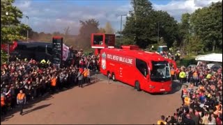 Man City & Liverpool Team Buses Arrive At Anfield For Huge Premier League Clash!