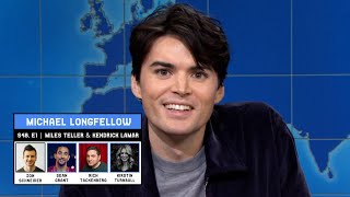 Michael Longfellow Makes His SNL Weekend Update Debut
