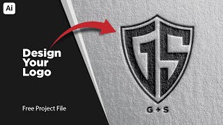 ✅ Create a Stunning G+S Monogram Logo in Illustrator – Beginner Tutorial + 🎁 Free Project File