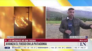 Arde la Patagonia: el viento complica la lucha contra el fuego en el sur