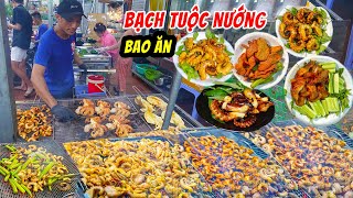 Ăn Hải Sản Bạch Tuộc Mực Nướng Siêu Ngon Khẳng Định Bán Đồ Tưới Mới Mỗi Ngày