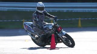 2024 中部モトジムカーナ大会 [A] H2 NSR250R tomi MotoGymkhana