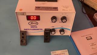 how to use Digital fluorimeter LED trainer working setting exports hindi # elctronics