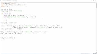 Python Tkinter - 15 - Scale