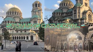 🇧🇬 The most INCREBIBLE Cathedral I’ve seen in Europe! ⛪️ Alexander Nevsky, Sofia, Bulgaria!