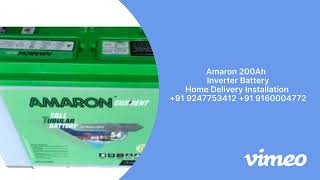 Amaron 200Ah Inverter Battery Prices \u0026 Installation Replacement Services Near Me  +91 9247753412