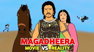 MAGADHEERA movie vs reality | part-2 | Ram charan | funny video | Mv creation animation