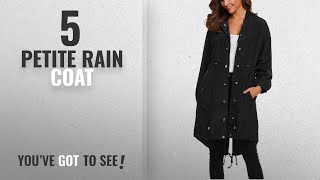 Top 10 Petite Rain Coat [ Winter 2018 ]: Unibelle Womens Long Waterproof Active Outdoor Rain Jacket