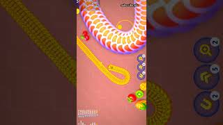 Worms zone imposable kill😨Big snake distrub me🐍 #wormsgaming #games #shorts #gaming  #snake