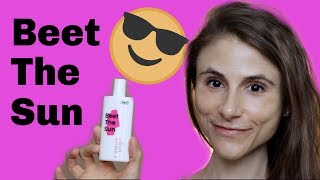 KRAVE BEAUTY BEET THE SUN SUNSCREEN REVIEW| DR DRAY