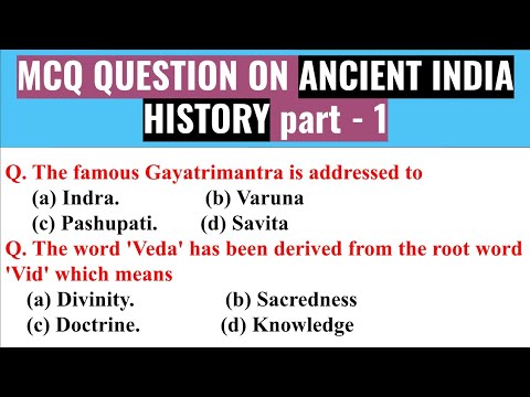 Ancient Indian History MCQ | Important Question On Ancient India ...