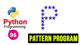 Python Pattern Programs - Printing Stars in P Shape