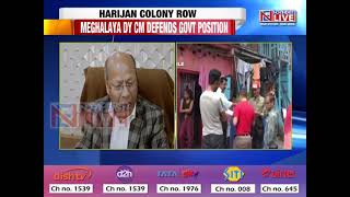 Meghalaya Deputy CM's fresh remark on Harijan Colony relocation