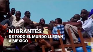 ¡DE TODO EL MUNDO! | Miles y miles de MIGRANTES llegan a México