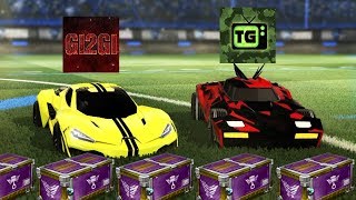 Rocket League - 10X CRATE OPENING TemurGvaradze TV \u0026 GI2GI