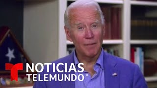 Biden apela al voto electoral latino, es apoyado por Lin-Manuel Miranda | Noticias Telemundo