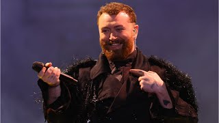 Sam Smith roasted online after splitting his pants during a performance