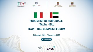 Forum Imprenditoriale Italia – Emirati Arabi Uniti