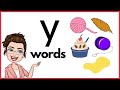 WORDS THAT START WITH LETTER Yy | 'Y' Words | Phonics | Initial Sounds | LEARN LETTER Yy