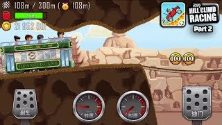 Hill Climb Racing - Chinese BUS In The Cave - Part 2