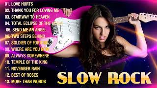 Best Slow Rock Ballads 80s, 90s 💖 Scorpions, Aerosmith, Bon Jovi, U2, Ledzeppelin 💖