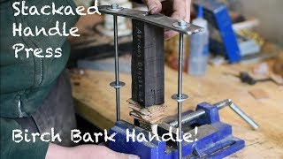 Making A Stacked Handle Jig/Press For Hidden Tangs And Stacked handles