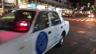 「タクシー迷惑運転」長崎の繁華街で超低速運転