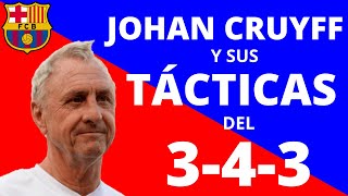 Johan Cruyff y sus Tácticas del 3-4-3 (Diamante) en FC Barcelona | Dream Team | Tácticas y Análisis