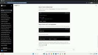 net core run python script