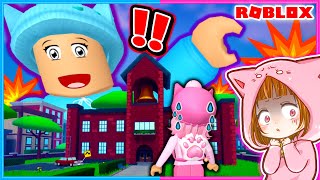 小人になったちろぴのが学校から脱出するロブロックス😱🧟‍【 ROBLOX / ロブロックス 】