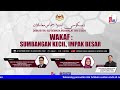 DISKUSI ISU-ISU SEMASA MUAMALAT SIRI 3/2024: “WAKAF: Sumbangan Kecik, Impak Besar”