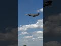 the second of two f 4 phantoms from the hellenic air force giving the crowd another pass at riat 24