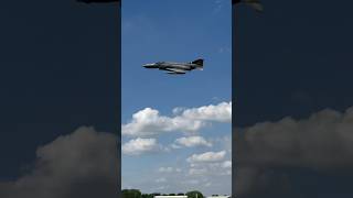 The second of two F-4 Phantoms from the Hellenic Air Force giving the crowd another pass at RIAT 24!