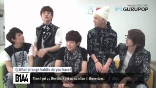 GURUPOP Star Q\u0026A - B1A4