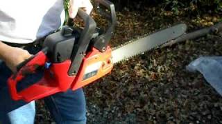 Craftsman 42cc Chainsaw - homeowner test cut