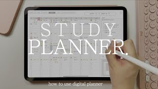 iPad Study Planner 📝 Plan with me | GoodNotes5 ✨Tips for digital Planner