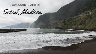 Black sand beach of Seixal, Madeira, Portugal ©JenniferMcCallum