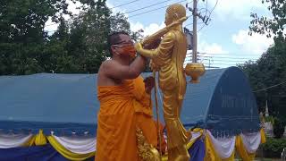 พระราชรัตนสุธี ดร. เจ้าคณะจังหวัดพิษณุโลก เบิกเนตรพระสีวลี วัดหนองไผ่ล้อม ต.บึงพระอ.เมือง จ.พิษณุโลก