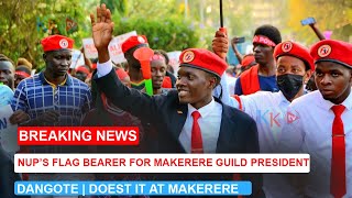 SEE WHAT NUP'S FLAG BEARER | DANGOTE |  FOR MAKERERE UNIVERSITY GUILD PRESIDENT DID