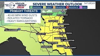 LIVE | Tracking widespread rain, thunderstorms moving across the First Coast ⛈️