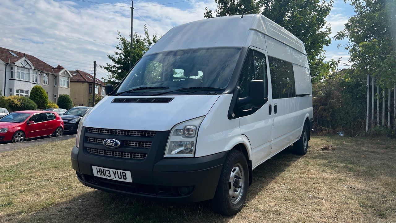 Ford Transit 2.2 TDCi 350 MWB High Roof 5dr 5dr Crew Cab Van Camper ...