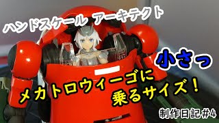 美プラデビュー？　ハンドスケールのフレームアームズガールを作ってレビュープラモデル制作日記#004